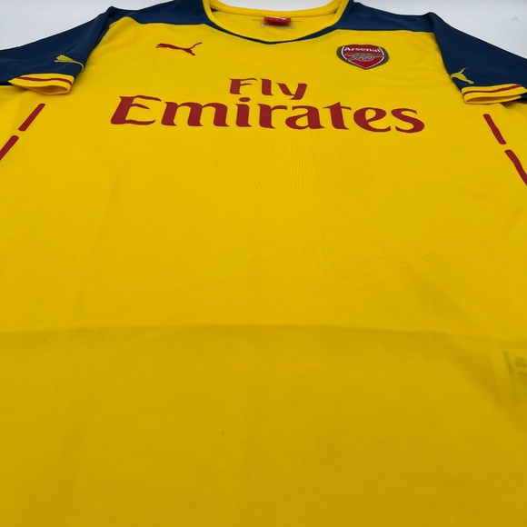 Alexis Sanchez #17 Arsenal 2014/2015 Away ORIGINAL Nike Soccer Jersey (L) - Picture 6 of 9